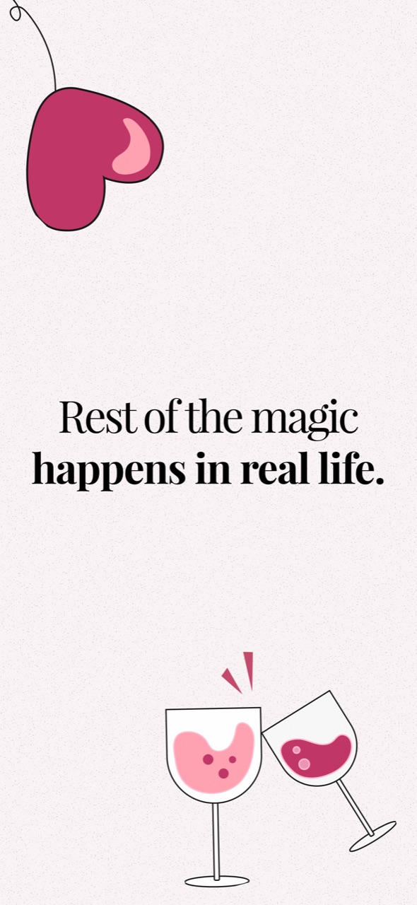 The rest of the magic happens in real life.